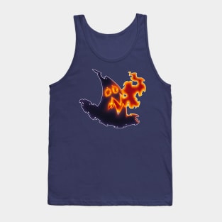 Burning Witch Hat Tank Top